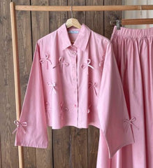 قميص ازرار ببيونات