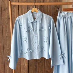 قميص ازرار ببيونات