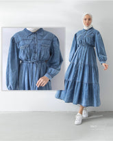 فستان جينز ربيعي