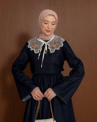 طقم جينز تنورة وبلوزة مميز