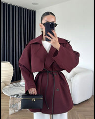 ترانش ترندي مع حزام عالخصر